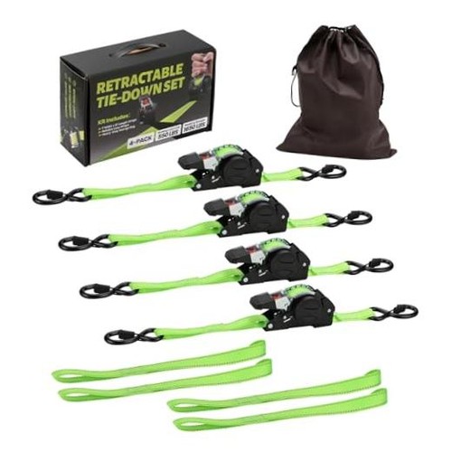 4pack retractable ratchet - 4pack,