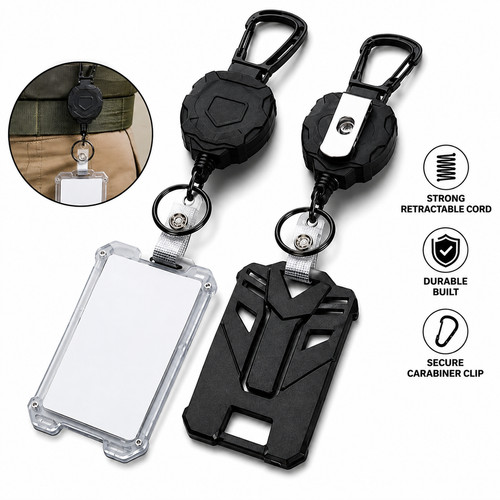 Retractable badge holder - badge,